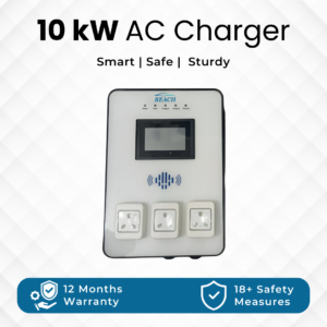 REACH 10 kW (3.3kW x 3) AC 001 EV Charger Industrial/3-Pin Socket