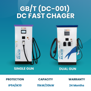 REACH GB/T Dual Gun DC 001 EV Fast Charger 15 kW – 30 kW