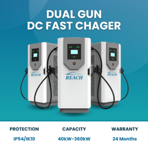 REACH CCS2 Dual Gun DC EV Fast Charger 40 kW – 360 kW