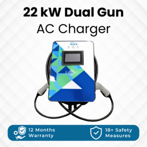 REAC 22 kW Type-2 Dual Gun AC EV Charger
